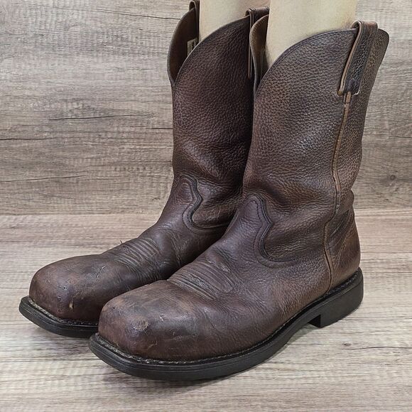 Durango Wellington Farm Ranch Men's Sz 11.5 Brown Composite Toe Work Boots DB005 - Picture 8 of 12